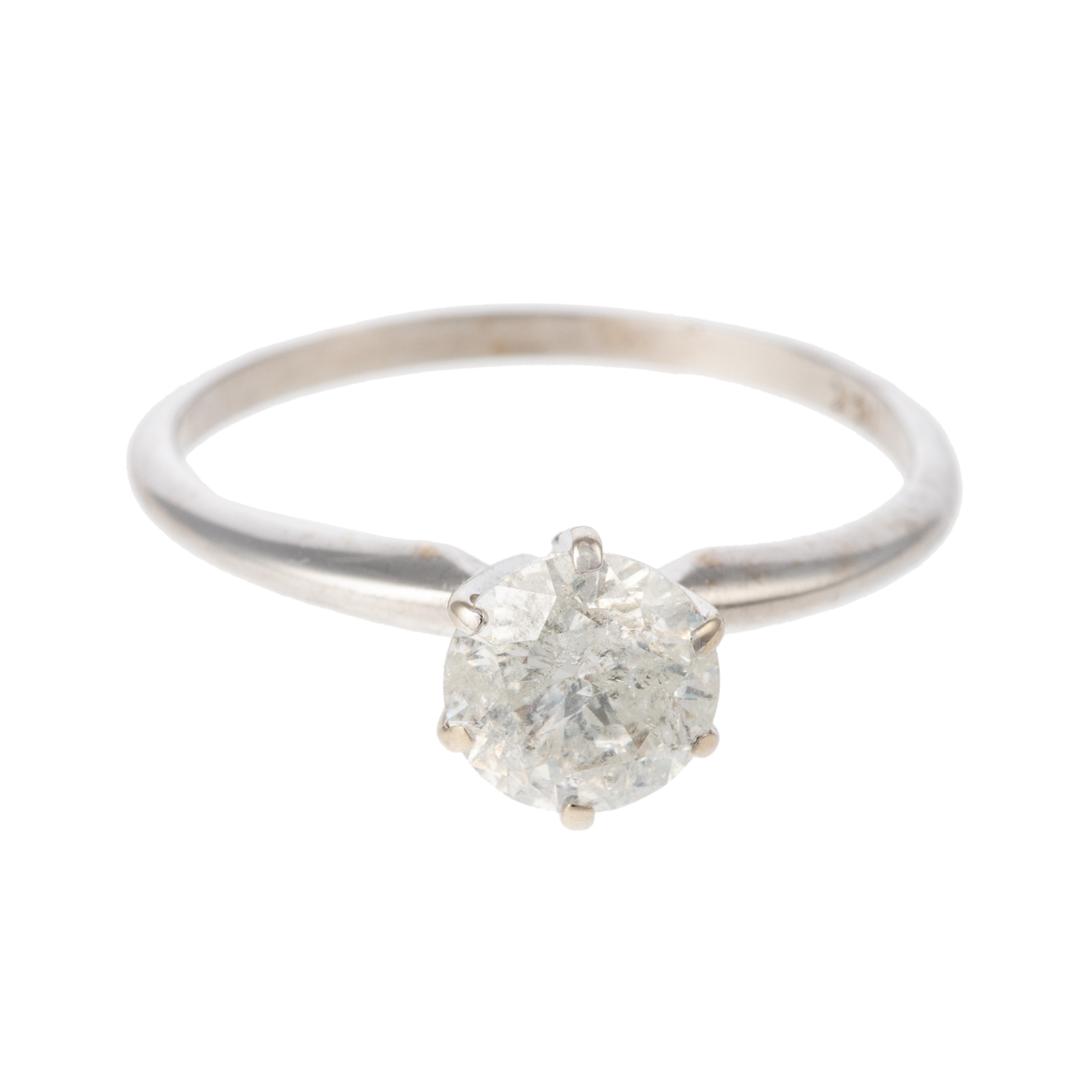 Appraisal: A CT ROUND DIAMOND RING IN K K white gold