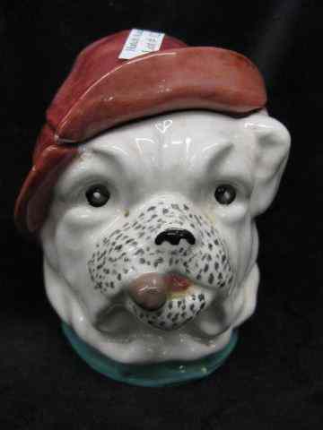 Appraisal: Figural Porcelain Tobacco Humidor of aBulldog ''