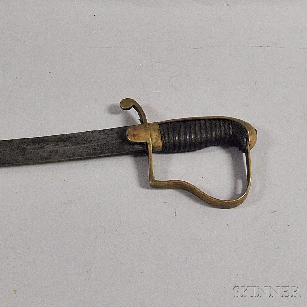 Appraisal: U S Light Cavalry Saber c with brass guard and