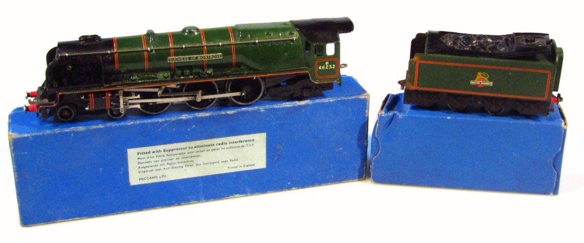 Appraisal: A Horny gauge locomotive Duchess of Montrose with tender cm