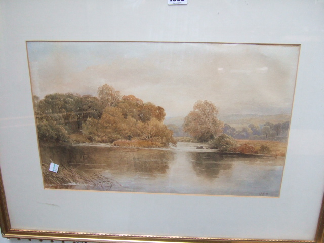 Appraisal: Edmund Morrison Wimperis - A wooded river landscape watercolour signed