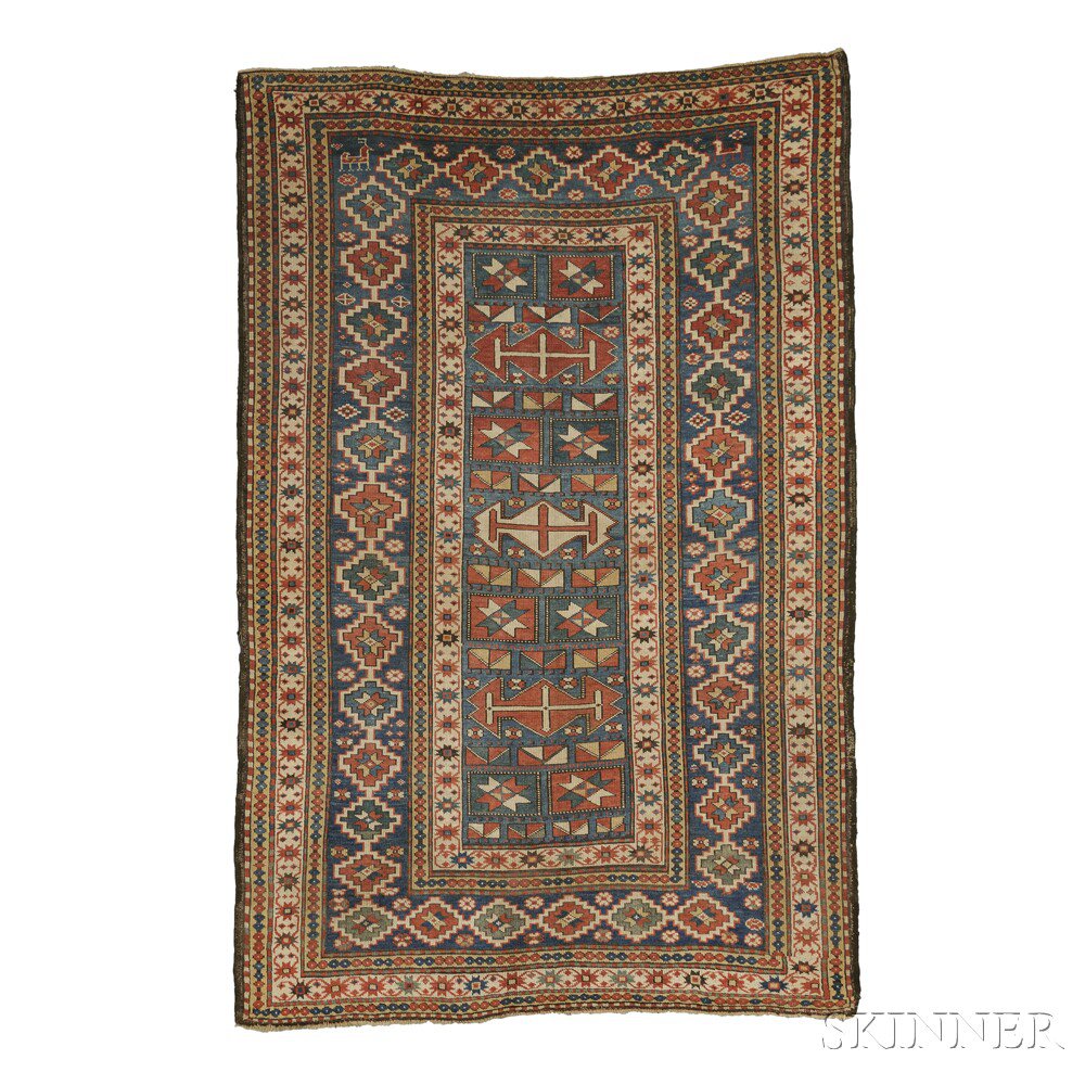 Appraisal: Kazak Rug Southwest Caucasus late th century the royal blue