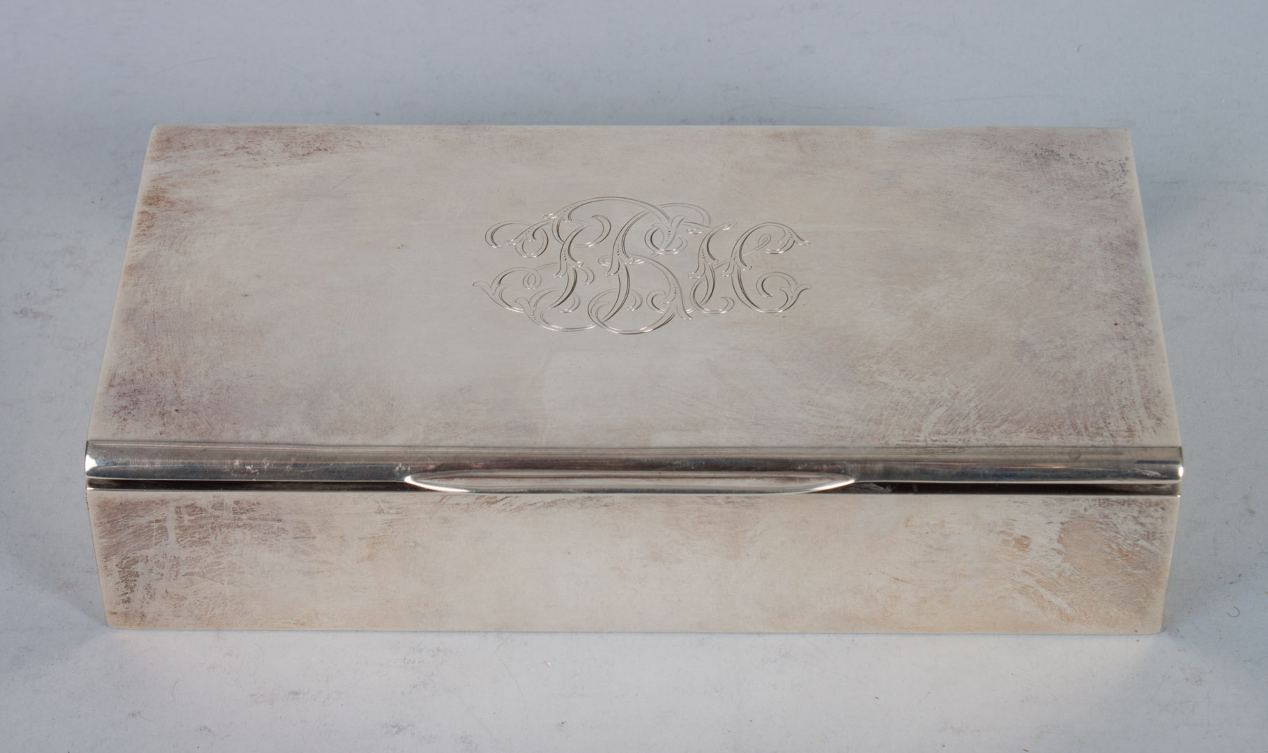 Appraisal: Watrous Mfg Co sterling silver cigarette box in H x