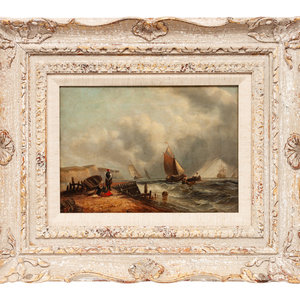 Appraisal: David Cox the Younger British - Seascape Oil on Canvas