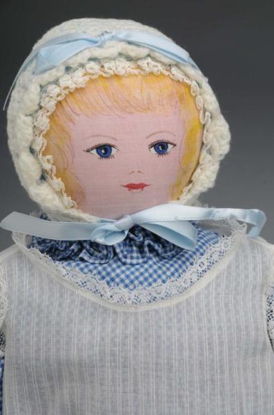 Appraisal: Moravian Cloth Doll Description Bethlehem PA Ca s Polly Heckewelder