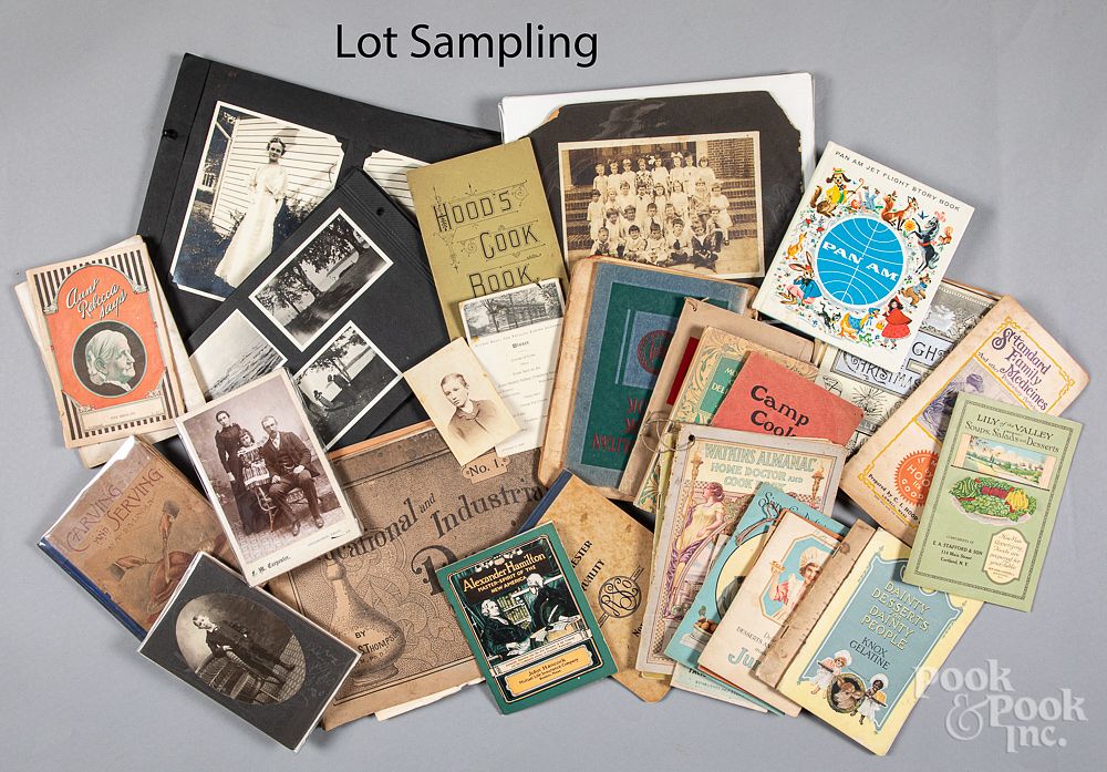 Appraisal: Early photographs books pamphlets etc Early photographs books pamphlets etc