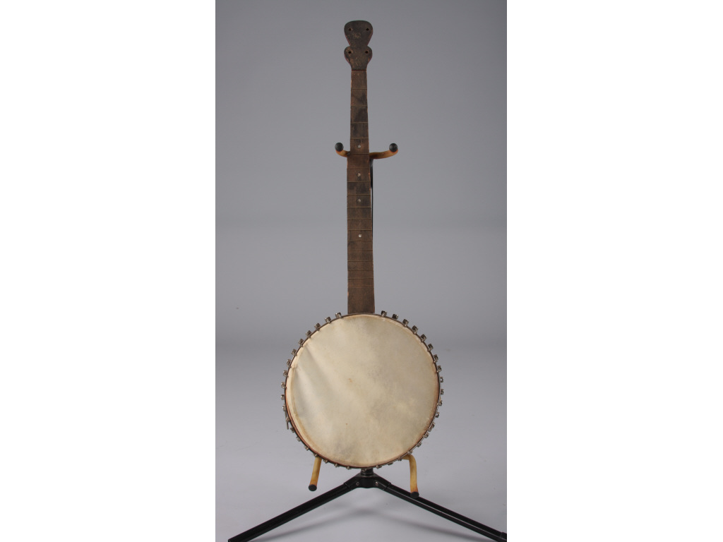 Appraisal: Antique No-Name Open Back -String Banjo ca late th c