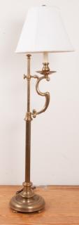 Appraisal: Chapman Brass Floor Lamp Labeled to bottom measures approximately tall