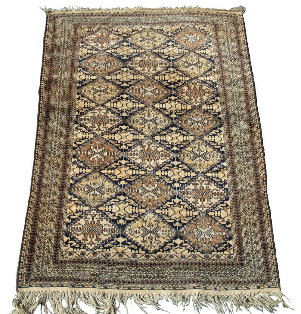 Appraisal: BASHIR DESIGN RUG ' X ' Bashir design rug Afghanistan