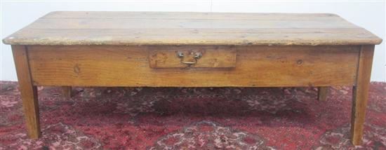 Appraisal: FARM TABLE th C French country farm table cut down