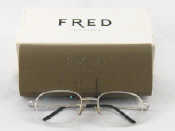 Appraisal: A pair of half rim FRED spectacles prescription lenses in