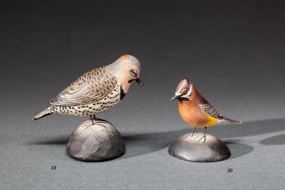 Appraisal: Miniature Flicker A Elmer Crowell - East Harwich MA c