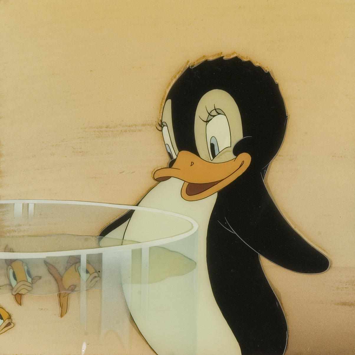 Appraisal: Animation Art A Walt Disney celluloid from Donald Penguin gouache