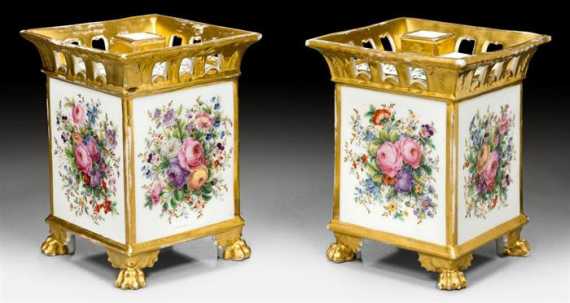 Appraisal: PAIR OF BOUQUETIERS Paris Darte Palais Royal circa DARTE Palais