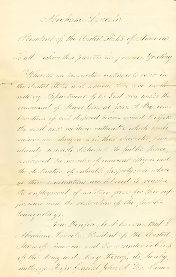 Appraisal: ABRAHAM LINCOLN PRESIDENT OF THE UNITED STATES AND WILLIAM H