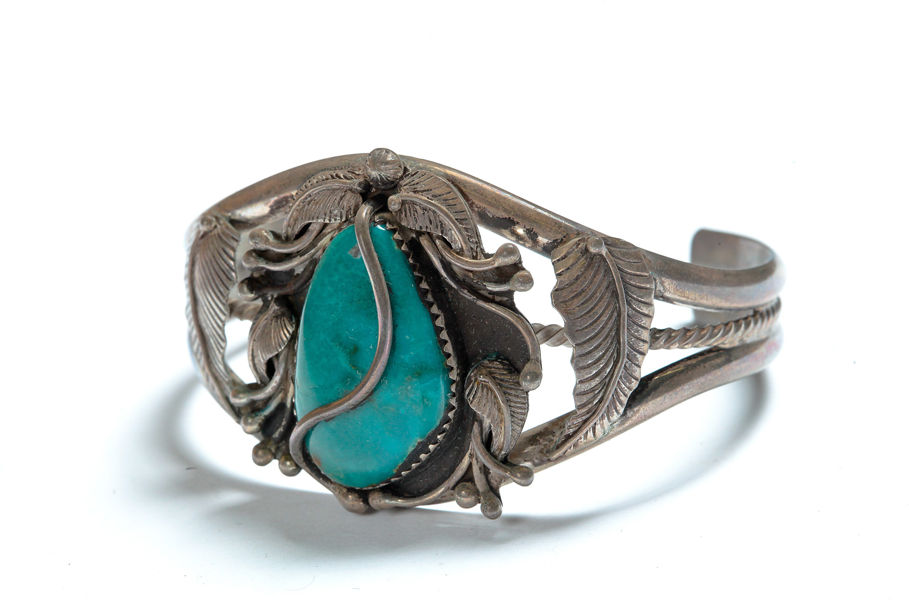 Appraisal: AMERICAN INDIAN CUFF BRACELET BY ANDY LEE KIRK NAVAJO -