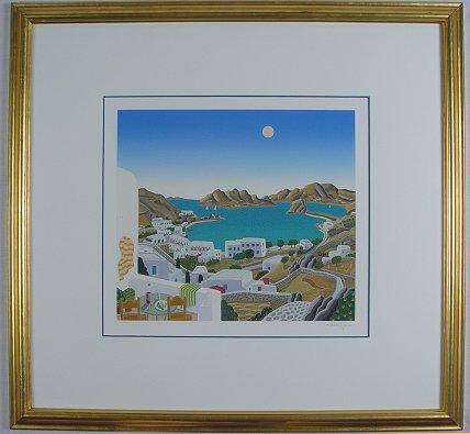 Appraisal: MCKNIGHT Thomas American - ''Groikos Bay'' Serigraph '' x ''