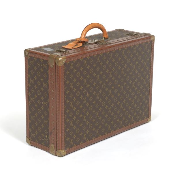 Appraisal: LOUIS VUITTON ALZER VINTAGE SUITCASE CA S X x As