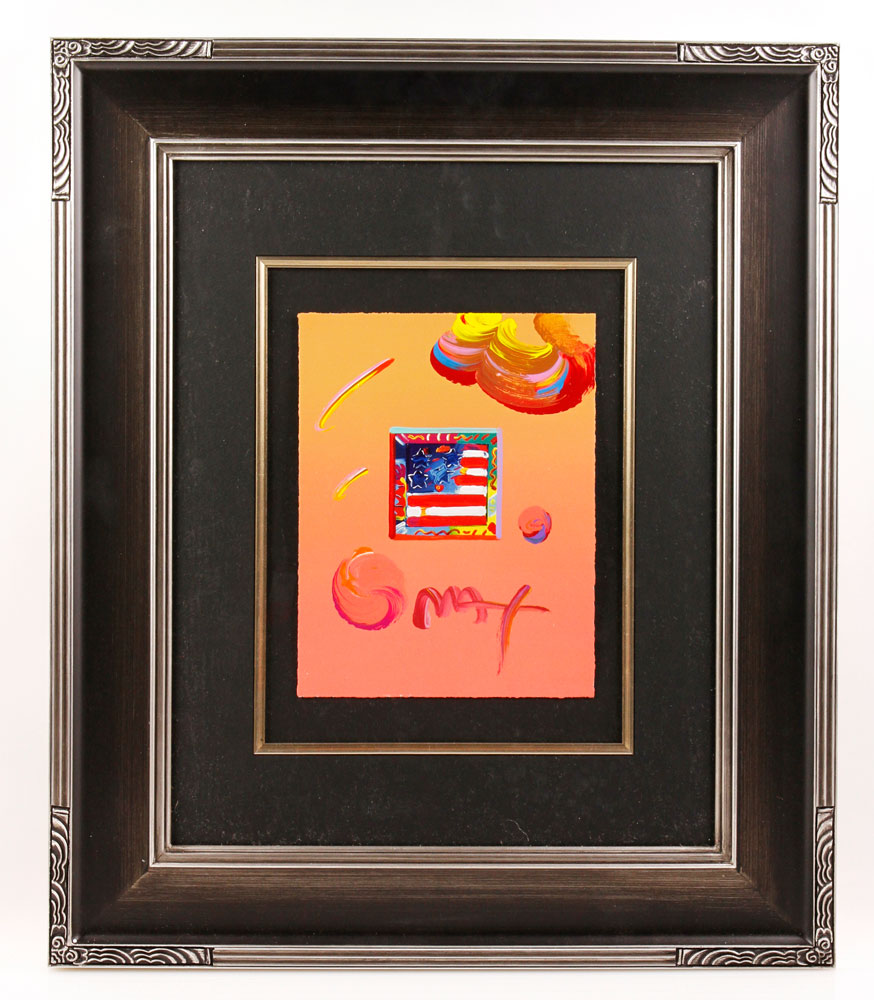 Appraisal: - Max Flag M M Peter Max American b Flag