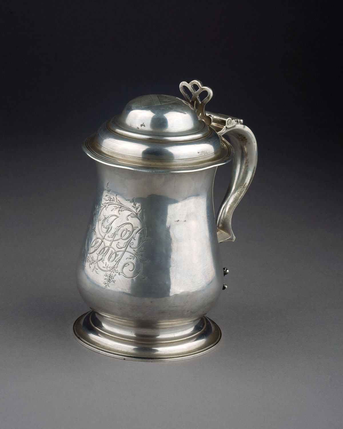 Appraisal: GEORGE III SILVER TANKARD THOMAS WHIPHAM CHARLES WRIGHT LONDON -