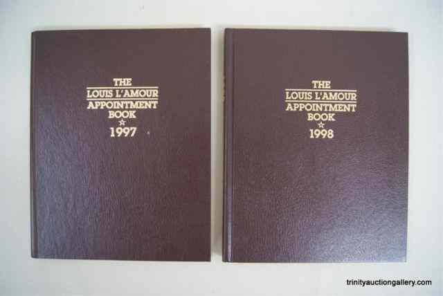 Appraisal: Louis L'Amour Leatherette Appointment BooksIssued through Bantam Books are leatherette