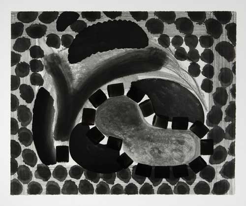 Appraisal: HOWARD HODGKIN David's Pool at Night Aquatint soft-ground etching and