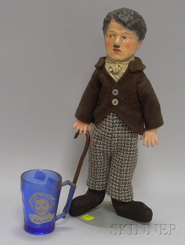 Appraisal: Charlie Chaplin Doll early th century possibly by Louis Amberg