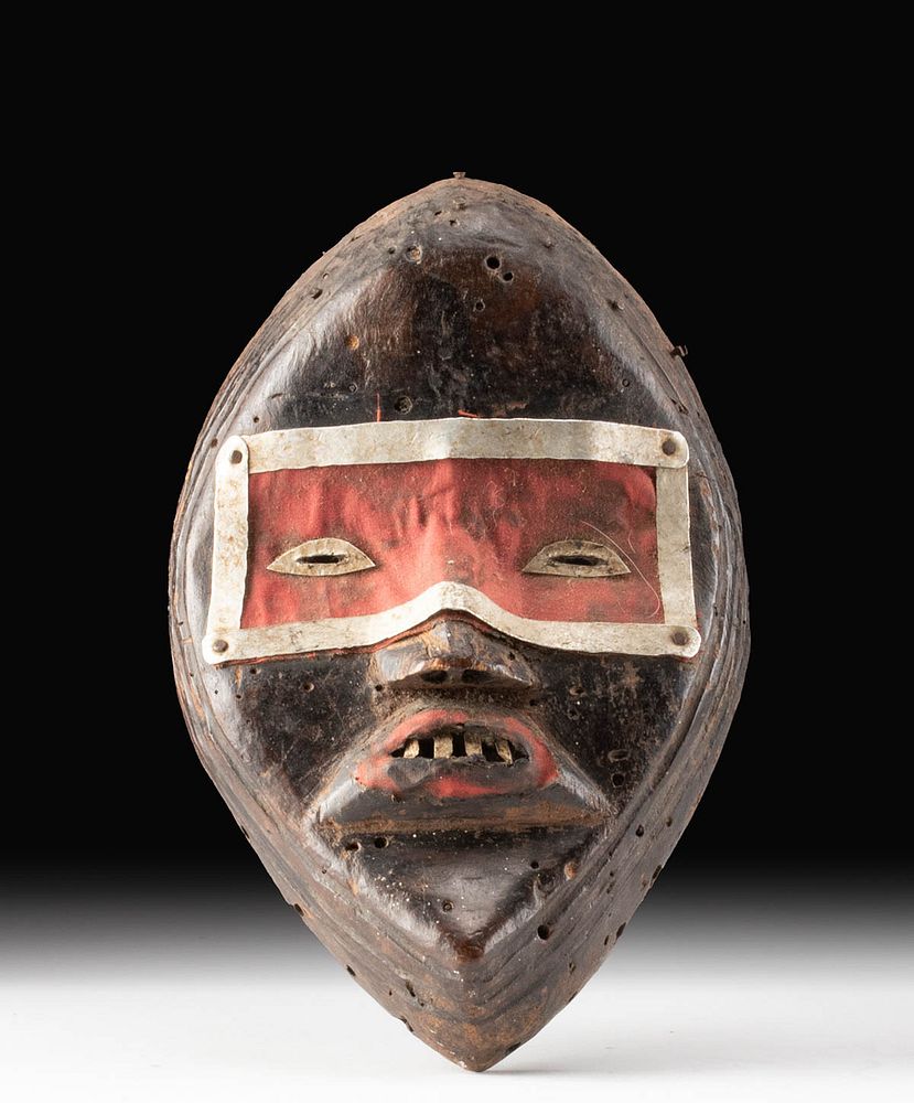 Appraisal: th C African Dan Wood Fire Mask for a Zakpei