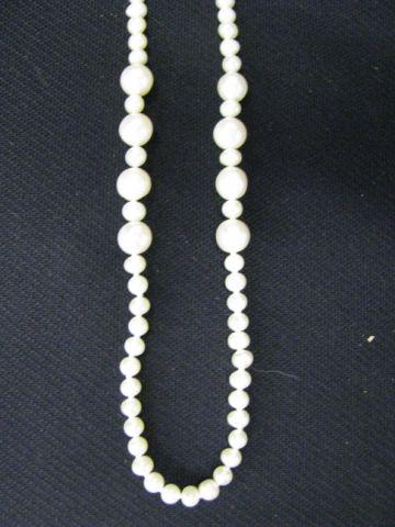 Appraisal: Pearl Necklace fine freshwater cultured pearls totaling long stunning