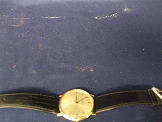 Appraisal: Gentleman's Omega De Ville gold plated wrist watch