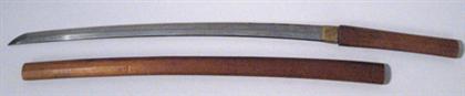 Appraisal: Japanese katana unsigned th century Blade L in shinogi-zukuri o-kissaki