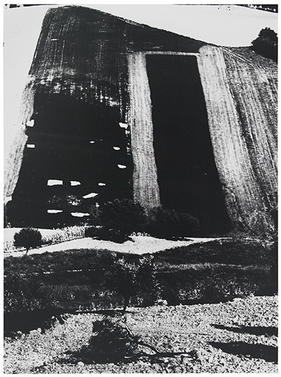 Appraisal: GIACOMELLI MARIO - Untitled from the Paesaggio series Silver print