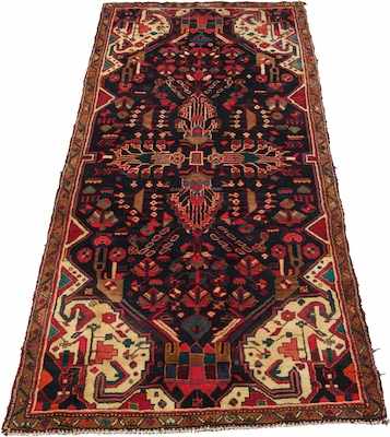 Appraisal: A Persian Kazak Wide Runner Apprx '-o x '- Thick