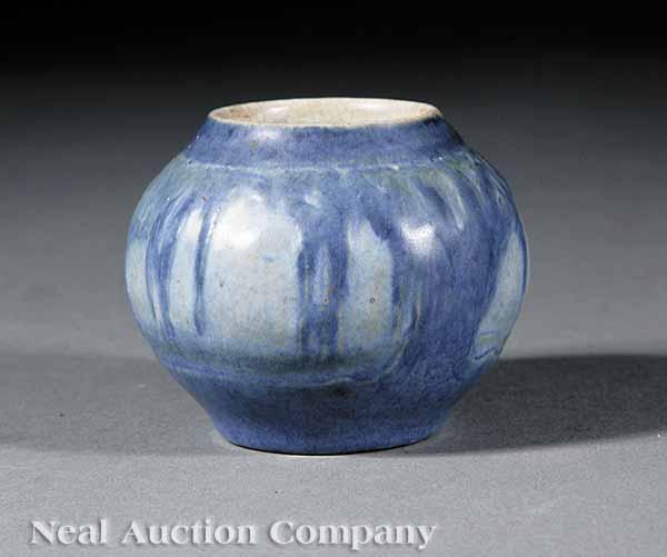 Appraisal: A Diminutive Newcomb College Art Pottery Matte Glaze Vase decorated