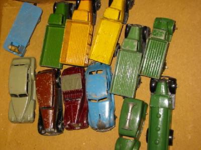 Appraisal: Twelve old Dinky models including Oldsmobile Sunbeam Talbot four various