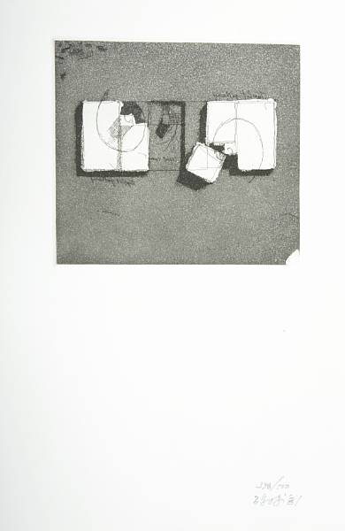 Appraisal: Arata Isozaki Japanese born MOCA G Etching with aquatint printed