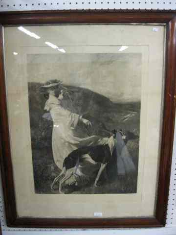 Appraisal: C W Furse Engraving ''Diana of the Highlands'' image area