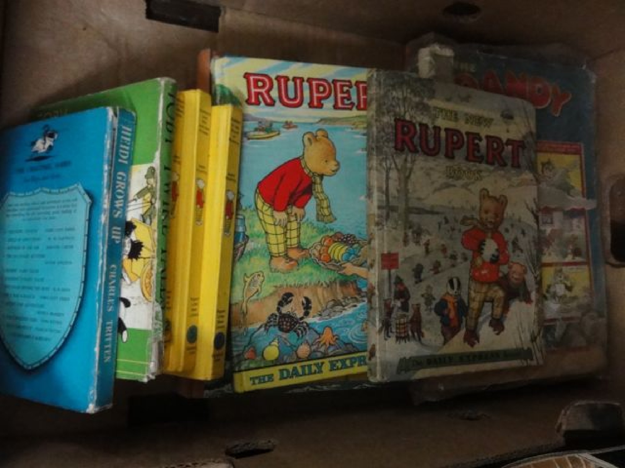 Appraisal: A collection of Rupert Bear books Dandy Annuals and other