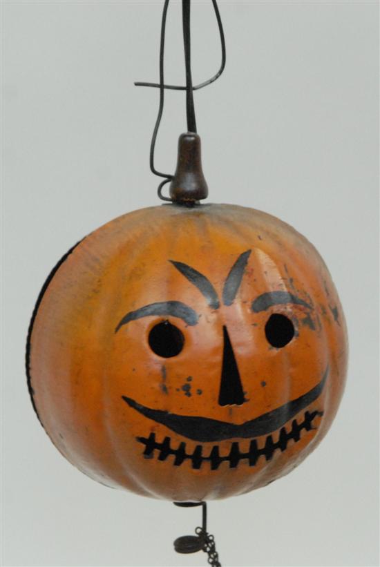 Appraisal: METAL MECHANICAL ELECTRIFIED JACK-O-LANTERN Property from the home of Westport