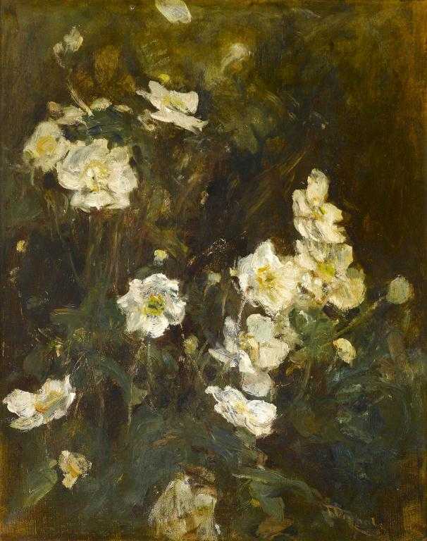 Appraisal: SIR JAMES LAWTON WINGATE RSA - WHITE FLOWERS signed x