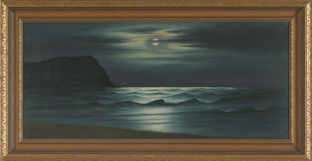 Appraisal: ROBERT W WOOD OIL ON PANEL California - titled on