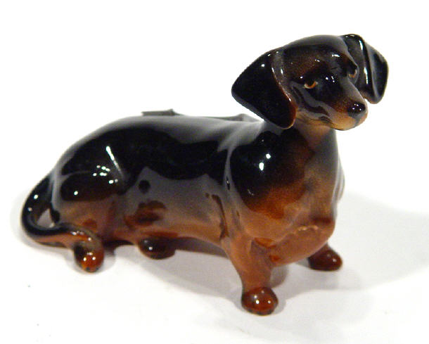 Appraisal: Hand painted Beswick Dachshund printed factory mark to base cm