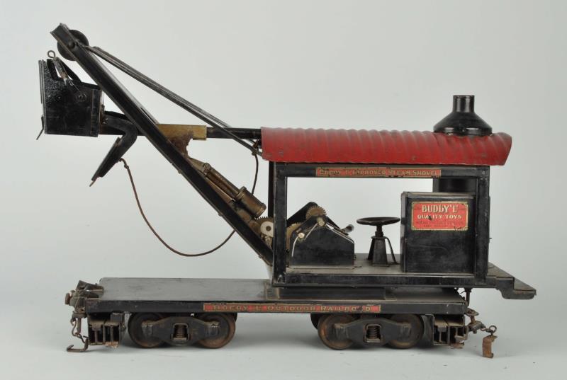 Appraisal: Buddy L Railroad Steam Shovel This vintage Buddy L Steam