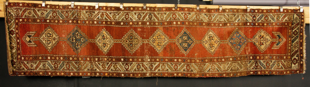 Appraisal: - Early th C Kurdish Runner Early th century Kurdish