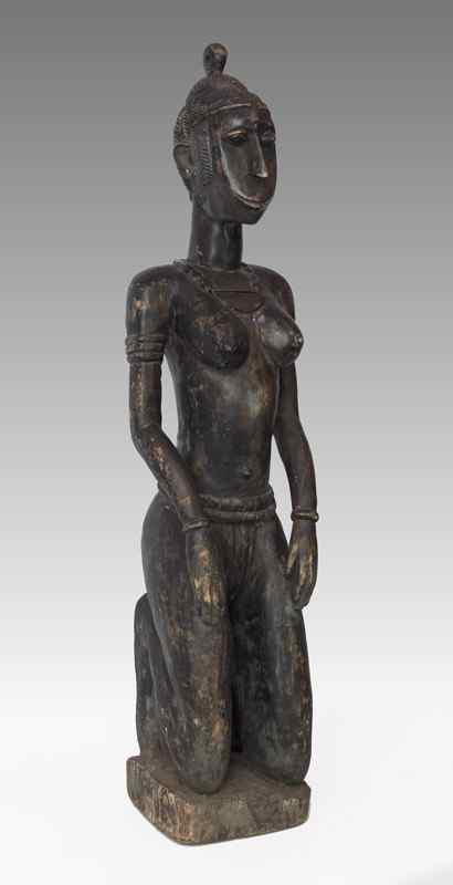 Appraisal: AFRICAN DOGON MATERNITY FIGURE '' x '' x ''CONDITION Note