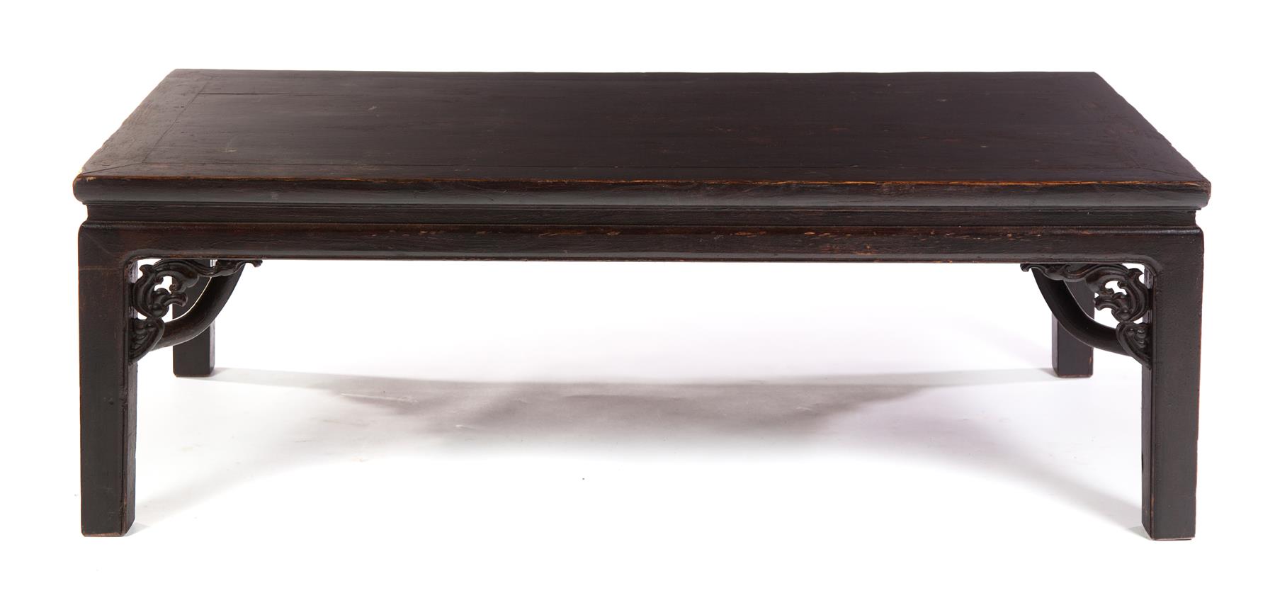 Appraisal: CHINESE LOW TABLE Late th century elm Low or coffee