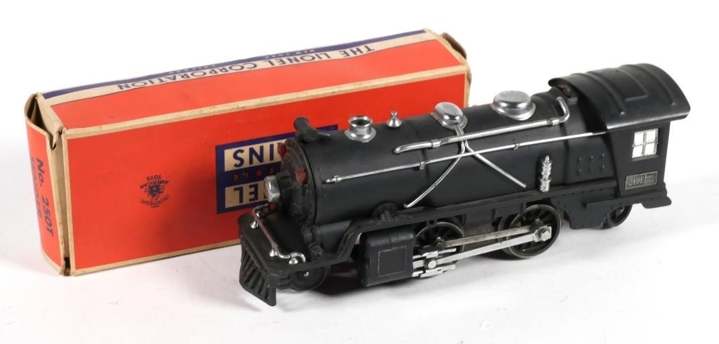 Appraisal: LIONEL O GAUGE STEAM LOCOMOTIVE E AND TENDER - -