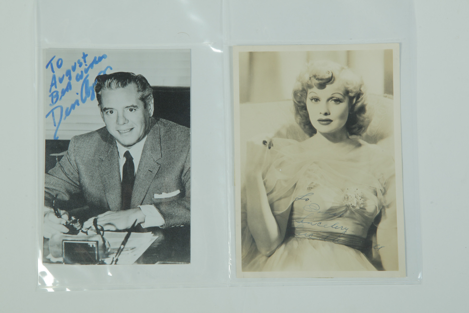 Appraisal: COLLECTION OF I LOVE LUCY AUTOGRAPHS American th century Collection