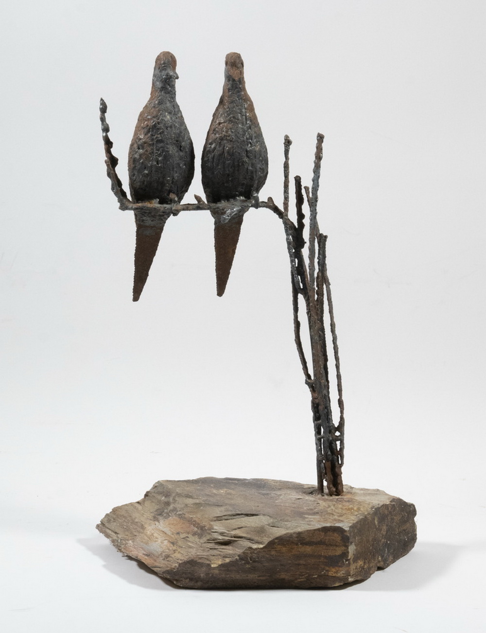 Appraisal: SIGGI MUNK LATE TH C TEXAS A Pair of Lovebirds