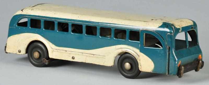 Appraisal: Pressed Steel Buddy L Greyhound Bus Toy Description American Missing